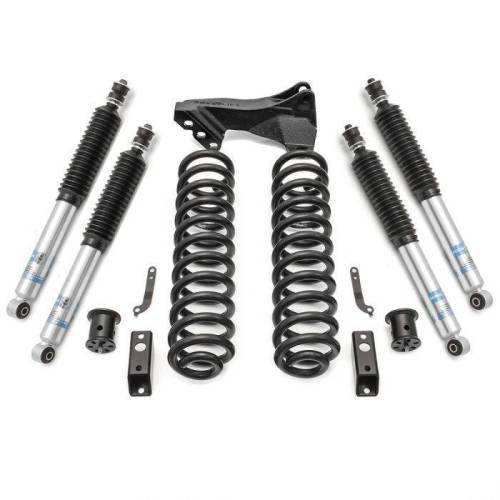 ReadyLIFT Suspensions - 46-2729 | ReadyLift 2.5 Inch Coil Spring Front Leveling Kit With Bilstein Front & Rear Shocks For Ford F-250 / F-350 Super Duty 4WD
