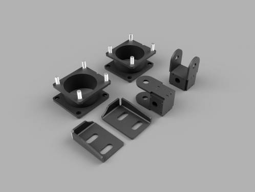 Traxda - 102041 | Traxda 2.0 Inch Front Suspension Leveling Kit (2011-2019 Explorer 2WD/4WD)