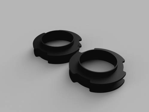 Traxda - 901017 | Traxda 1.5 Inch Rear Leveling Kit (2008-2019 Sequioa 2WD/4WD)