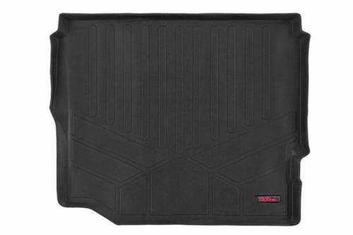 Rough Country - M-6125 | Rough Country Rear Cargo Mat For Jeep Wrangler JL Unlimited 4WD (2018-2024) | Without Factory Subwoofer
