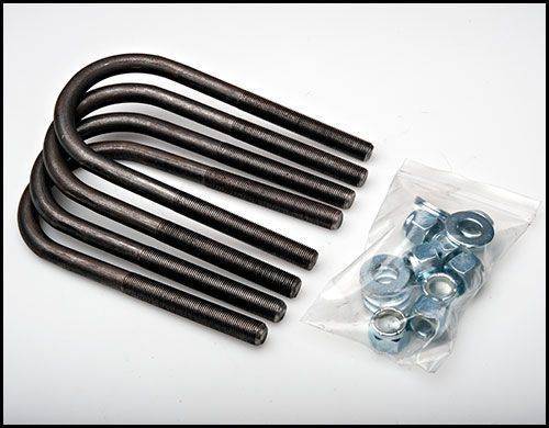 DJM Suspension - FK1026UBK | DJM Suspension Replacement U-Bolt Set for 3.25 inch Axle Diameter