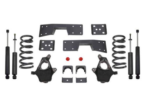 MaxTrac Suspension - KS330935-8 | Complete 3/5 Lowering Kit (1999-2006 Chevrolet, GMC Silverado, Sierra 1500 2WD/4WD | 8 Cylinder)