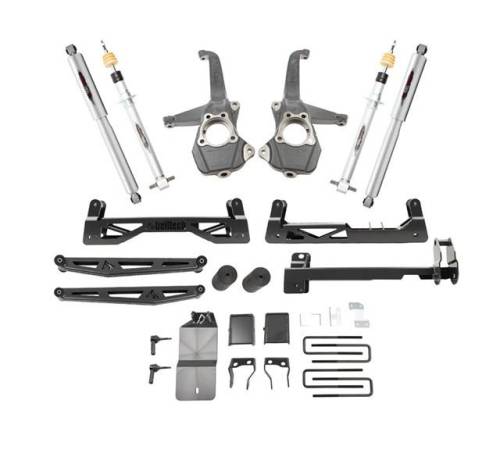 Belltech - 150210TP | Belltech 6-8 Inch Complete Lift Kit with Trail Performance Struts & Shocks (2019-2025 Silverado, Sierra 1500 2WD/4WD)