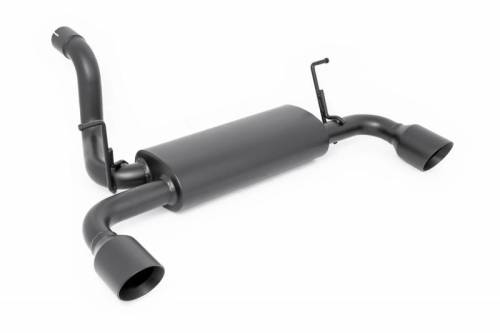 Rough Country - 96003 | Rough Country Performance Exhaust, Dual Outlet For Jeep Wrangler JL / Wrangler Unlimited