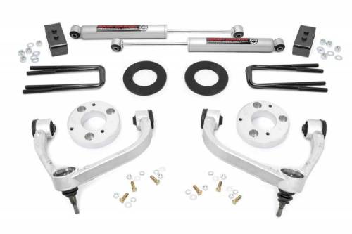 Rough Country - 51013 | Rough Country 3 Inch Lift Kit with Strut Spacers / Premium N3 Rear Shocks (2009-2013 F150 4WD)