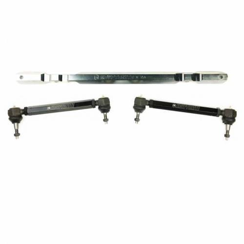 Kryptonite - KRCLP11-FT | Kryptonite SS Series Center Link Tie Rod Package | Fabtech RTS Outer Tie Rod End (2011-2026 Silverado, Sierra 2500 HD, 3500 HD)