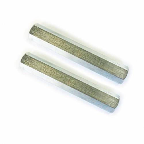 Kryptonite - KRSLV11 | Kryptonite Solid Steel Tie Rod Sleeves Zinc Plated (2011-2026 Silverado, Sierra 2500 HD, 3500 HD)