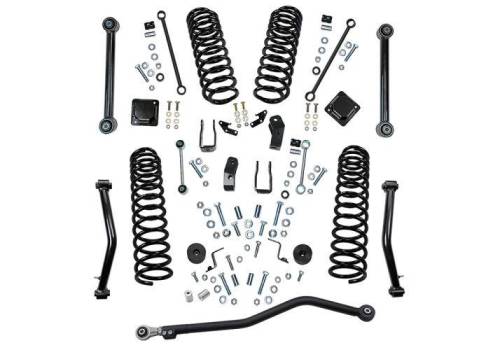 SuperLift - K196 | Superlift 4 inch Dual Rate Coil Spring Suspension Lift Kit with Shock Extensions (2020-2025 Gladiator JT 4WD)