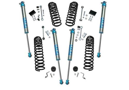 SuperLift - K183KG | Superlift 2.5 Inch Suspension Lift Dual Rate Coil Kit With King 2.0 Shocks (2018-2025 Wrangler JL Unlimited 4WD)