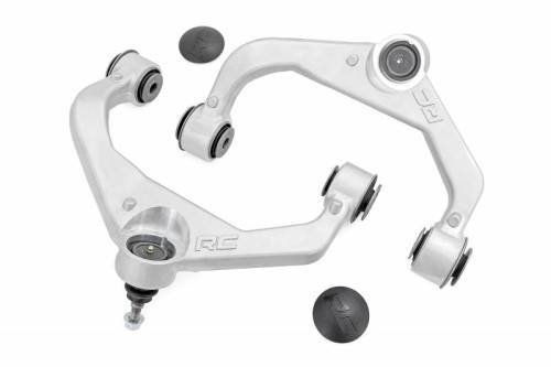 Rough Country - 1958 | Rough Country 3 Inch Lift Forged Upper Control Arms For Chevrolet Silverado / GMC Sierra 2500 HD & 3500 HD 2WD/4WD | Aluminum Finish
