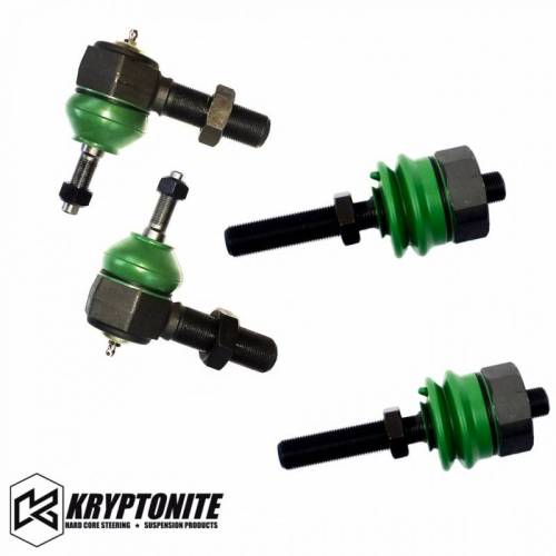 Kryptonite - 10KRYNEW34 | Kryptonite Tie Rod Rebuild Kit for Stock Center Link | 1 Generation 3/4" Thread (2001-2010 Silverado, Sierra 2500 HD, 3500 HD)