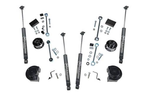 SuperLift - K187 | Superlift 2.5 inch Suspension Lift Kit with Shadow Shocks (2018-2025 Wrangler JL 2 & 4 Door)