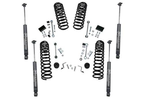 SuperLift - K191 | Superlift 2.5 inch Dual Rate Coil Spring Suspension Lift Kit with Shadow Shocks (2018-2023 Wrangler JL 4WD | 2 Door)