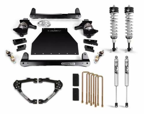 Cognito Motorsports - 210-P0960 | Cognito 6 Inch Performance Lift Kit With Fox PS IFP 2.0 Shocks (2007-2018 Silverado, Sierra 1500 2WD/4WD With OEM Cast Steel Control Arms)