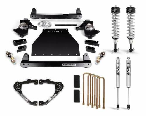Cognito Motorsports - 210-P0965 | Cognito 6 Inch Performance Lift Kit with Fox PS IFP 2.0 Shocks (2014-2018 Silverado, Sierra 1500 2WD/4WD With OEM Stamped Steel Cast Aluminum Control Arms)