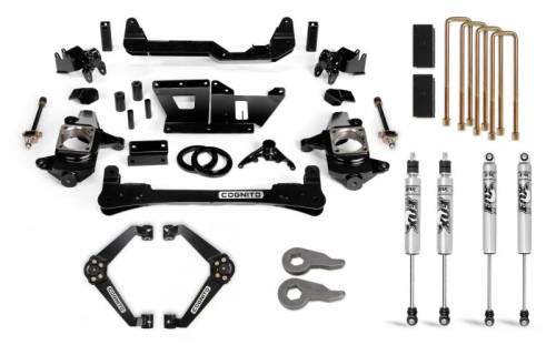Cognito Motorsports - 110-P0970 | Cognito 6 Inch Standard Lift Kit with Fox PS 2.0 IFP Shocks (2001-2010 Silverado, Sierra 2500 HD, 3500 HD 2WD/4WD)