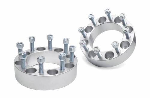 Rough Country - 10098 | Rough Country 2 Inch Wheel Spacers 8x180 For Chevy Silverado / GMC Sierra 2500 HD & 3500 HD