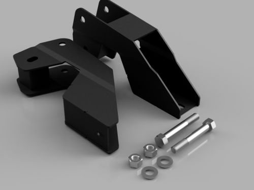 Traxda - 605095 | Traxda Radius Arm Drop Down Brackets (2014-2024 Ram 2500 4WD)