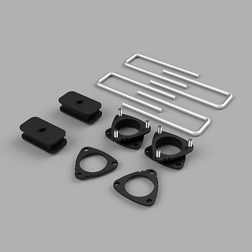 Traxda - 905017 | Traxda 2.5-3.0 Inch Front / 1.0 Inch Rear Suspension Lift Kit (2005-2015 Tacoma 4WD, 2005-2015 Tacoma PreRunner 2WD)