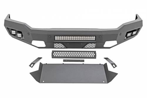 Rough Country - 10806A | Rough Country Front Bumper Ram 2500 2WD/4WD (2019-2025)
