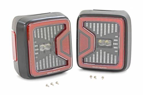 Rough Country - RCH5900 | Rough Country LED Tail Lights For Jeep Wrangler JL / Wrangler Unlimited