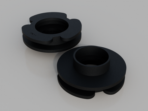 Traxda - 101062 | Traxda 2 Inch Front Leveling Kit For Ford Ranger 2WD/4WD