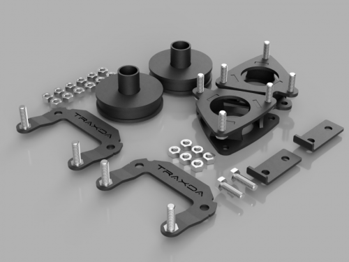 Traxda - 102060 | Traxda 2.0 Inch Front / 2.0 Inch Rear Suspension Lift Kit (2020-2024 Explorer 2WD | Explorer Timberline)