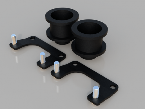 Traxda - 202054 | Traxda 2.0 Inch Rear Leveling Kit (2018-2024 Odyssey FWD)
