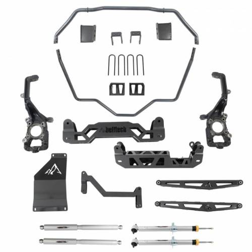 Belltech - 152510TPS | Belltech 5-7 Inch Complete Lift Kit with Trail Performance Struts/Shocks & Sway Bars (2021-2026 F150 4WD)