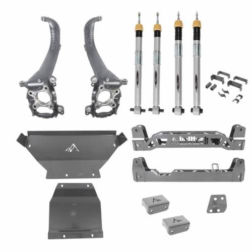 Belltech - 152600TP | Belltech 4-7.5 Inch Compete Lift Kit with Trail Performance Struts (2021-2026 Bronco 4WD | W/O Sasquatch)