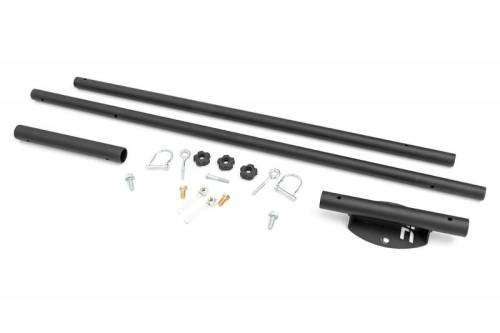 Rough Country - 117503 | Rough Country Universal Bed Rail Flag Pole with Flag Pole