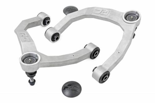 Rough Country - 10018 | Rough Country Aluminum Forged Upper Control Arms OE Upgrade For Chevrolet Silverado / GMC Sierra 1500 | Aluminum Finish