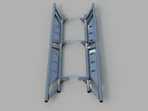 Traxda - 208972 | Traxda Rock Rails, Welded Seam Tube, Unfinished Raw Steel / Without Inner Plates (2017-2024 Rdigeline 2WD/4WD/AWD, 2016-2022 Pilot 2WD/4WD/AWD, 2016-2024 Passport 2WD/4WD/AWD)