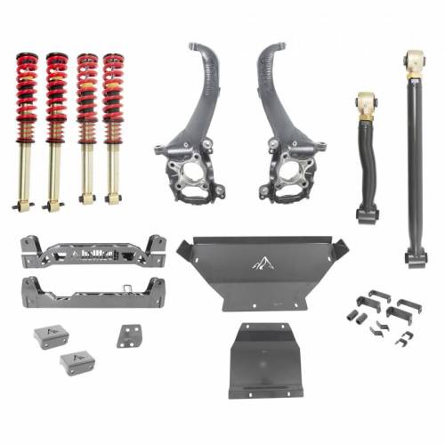 Belltech - 152600TPC | Belltech 4-7.5 Inch Complete Lift Kit with Trail Performance Coilovers (2021-2026 Bronco 4WD | W/O Sasquatch)