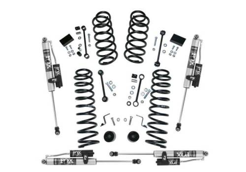 SuperLift - K183FX | Superlift 2.5 Inch Suspension Lift Dual Rate Coil Kit With Fox Resi Shocks (2018-2025 Wrangler JL Unlimited 4WD)
