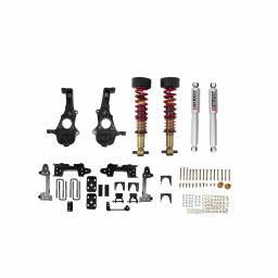 Belltech - 1041SPC | Belltech 2 to 4 Inch Front / 6 Inch Rear Complete Lowering Kit with Height Adjustable Coilovers (2019-2026 Silverado/Sierra 1500 4WD)