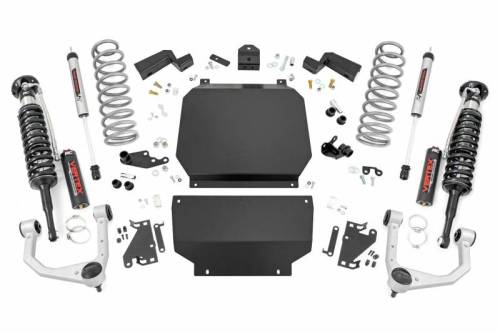 Rough Country - 70350 | Rough Country 3.5 Inch Lift Kit For Toyota Tundra 4WD | Vertex Coilovers With Vertex Shocks