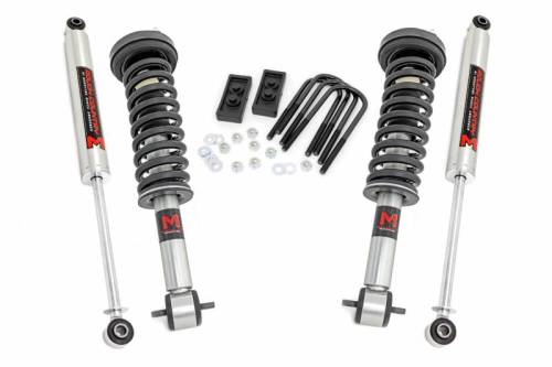 Rough Country - 57140 | Rough Country 2 Inch Lift Kit For Ford F-150 4WD | 2021-2025 | M1 Struts, M1 Shocks