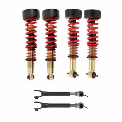 Belltech - 1106SPC | Belltech 0.5 to 3 Inch Front / 1 to 3.5 Inch Rear Complete Lowering Kit with Street Performance Coilovers (2021-2026 Tahoe, 2021-2024 Yukon 2WD/4WD)