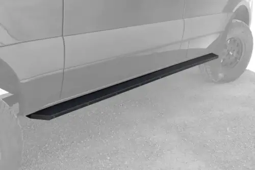 Van Compass - 4090 | Van Compass Rocker Guards For Mercedes-Benz Sprinter 2500 / 3500 4WD | 170 Inch Wheelbase Only | Stock Height