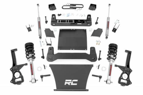Rough Country - 21631 | Rough Country 6 Inch Lift Kit N3 Struts / N3 Rear Shocks (2022-2024 Silverado 1500 | 4.3L, 5.3L, 6.2L Gas Engine | Mono-Leaf Spring)