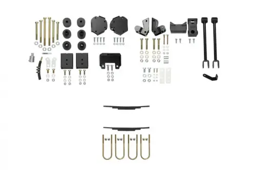 Van Compass - 7057-UP | Van Compass Striker 2 Inch Lift Kit For Mercedes-Benz Sprinter 2500 4WD | 3 / 4.3 to 5 / 6.3 Upgrade | Single Rear Wheel