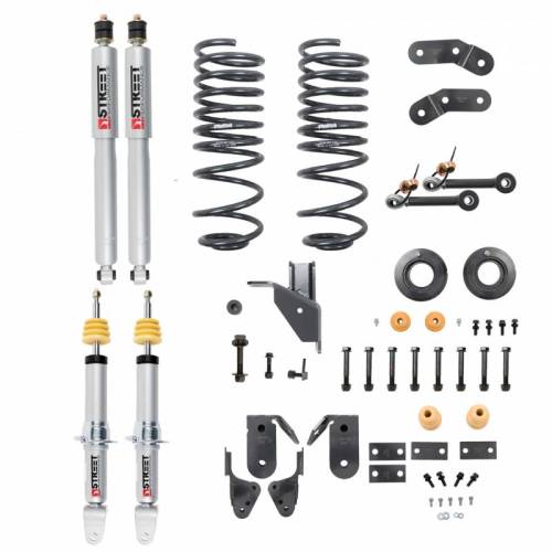 Belltech - 1063SP | Belltech 1 to 3 Inch Front / 4 to 5 Inch Rear Complete Lowering Kit with Street Performance Shocks (2019-2024 Ram 1500)