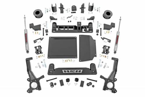 Rough Country - 70430 | Rough Country 4 Inch Lift Kit w/ Strut Spacers / N3 Rear Shocks Toyota Tundra 2WD/4WD (2022-2025)