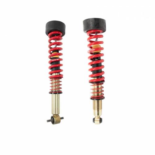 Belltech - 1105SPC | Belltech 0.5 to 2 Inch Front / 1 to 2.5 Inch Rear Complete Lowering Kit w/ Height Adjustable Coilovers (2021-2026 Tahoe, 2021-2024 Yukon 2WD/4WD)