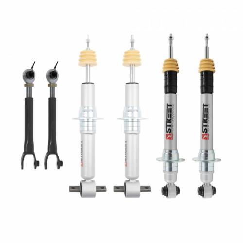 Belltech - 1106SP | Belltech 0.5 to 2.5 Inch Front / 1 to 3.5 Inch Rear Complete Lowering Kit with Street Performance Struts (2021-2026 Tahoe, 2021-2024 Yukon 2WD/4WD)