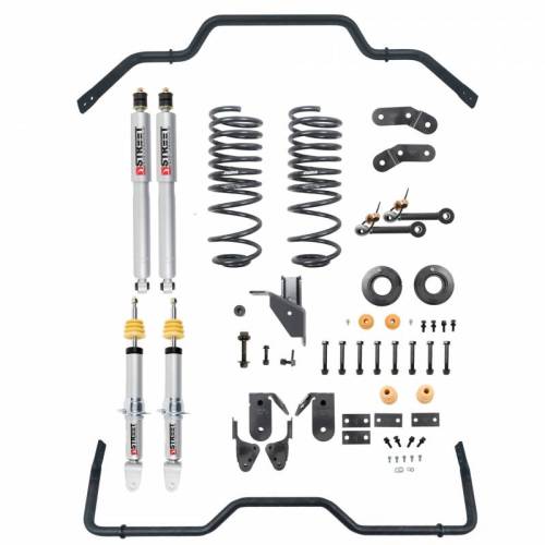 Belltech - 1063SPS | Belltech 1 to 3 nch Front / 4 to 5 Inch Rear Complete Lowering Kit with Street Performance Shocks & Sway Bars (2019-2024 Ram 1500)