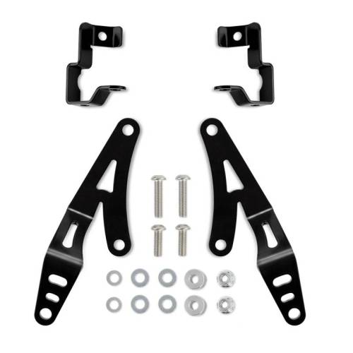 Cognito Motorsports - 360-90670 | Cognito Vision X Light Bracket Kit (2014-2021 Polaris RZR XP 1000,  XP Turbo,  Turbo S 4 Seat Roll Cage)
