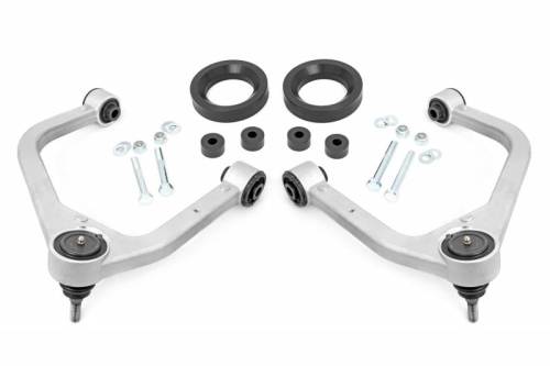 Rough Country - 1325 | Rough Country 1.75 Inch Leveling Kit For GMC Sierra 1500 AT4 | Aluminum Finish Control Arm