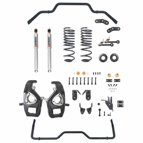 Belltech - 1060SPS | Belltech 2 Front / 3 to 4 Rear Complete Lowering Kit with Street Performance Shocks (2019-2024 Ram 1500 4WD)